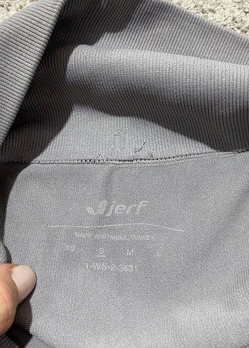 Gri Elastik Midi Kadın Tayt - Görsel 3