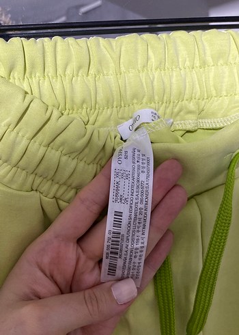 Sarı Rahat Kesim Kadın Eşofman Altı - Görsel 5