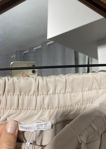 Bej Kadın Rahat Kesim Midi Eşofman - Görsel 3