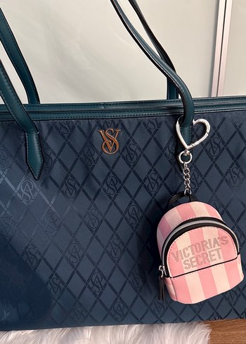 Victorias secret tote bag charm ile birlikte - Görsel 2