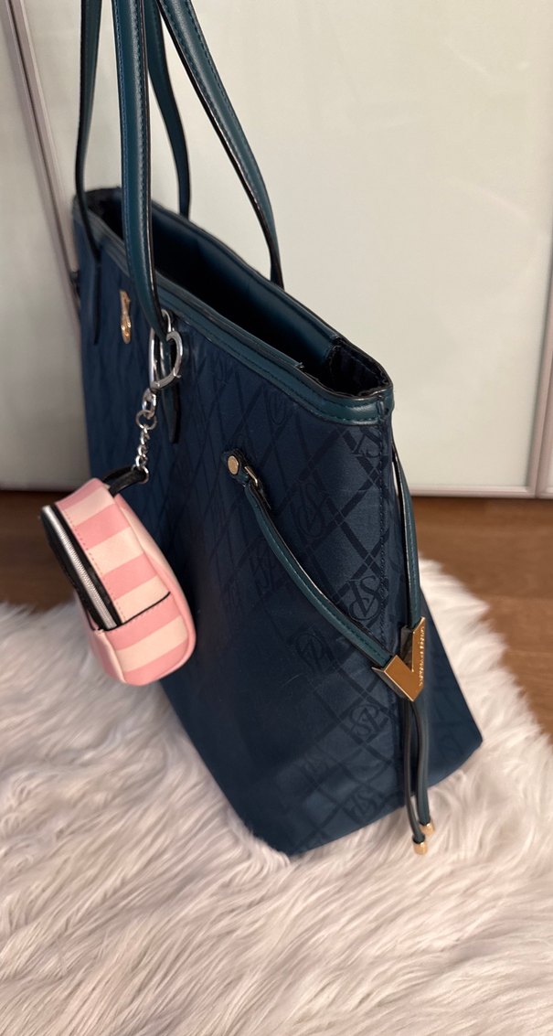 Victorias secret tote bag charm ile birlikte - Görsel 4