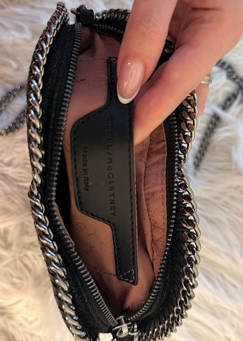 Stella Mccartney kalp seklinde capraz canta - Görsel 4