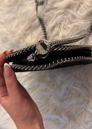 Stella Mccartney kalp seklinde capraz canta - Görsel 3