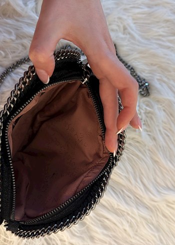 Stella Mccartney kalp seklinde capraz canta - Görsel 5