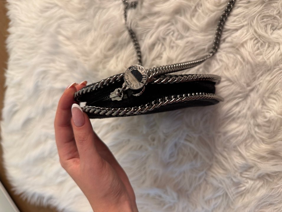 Stella Mccartney kalp seklinde capraz canta - Görsel 3