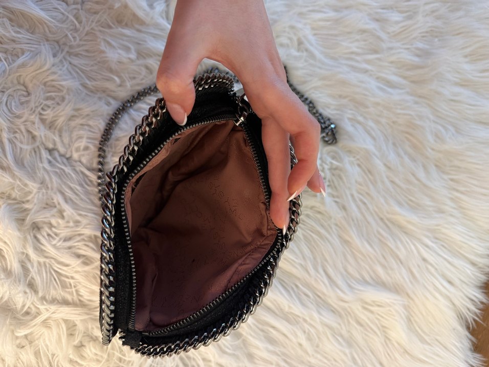 Stella Mccartney kalp seklinde capraz canta - Görsel 5