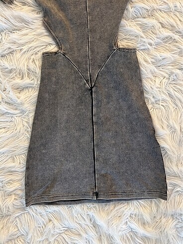 xs Beden Yanlari detayli mini elbise / xs