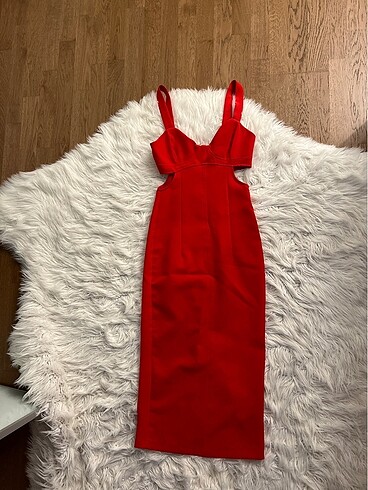 Zara Kırmızı elbise /XS