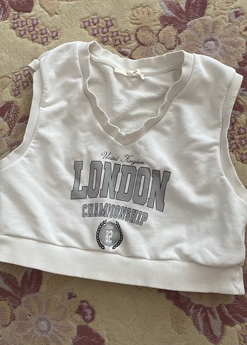 Beyaz Dantel Detaylı Kadın Spor Yelek - Görsel 2