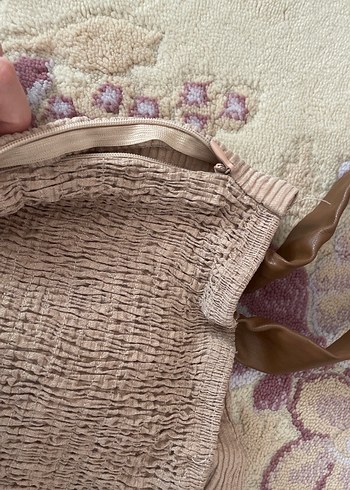 Bej Bohem Kadın Omuz Çantası - Görsel 5