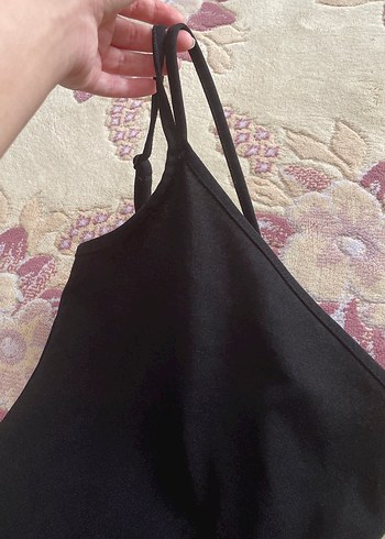 Siyah Straplez Uzun Kadın Elbise - Görsel 3