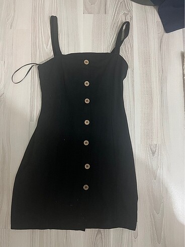 s Beden Pull&bear siyah kısa elbise