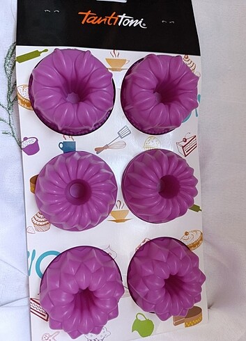 TANTİTONİ 6 lı slikon muffin kalıbı