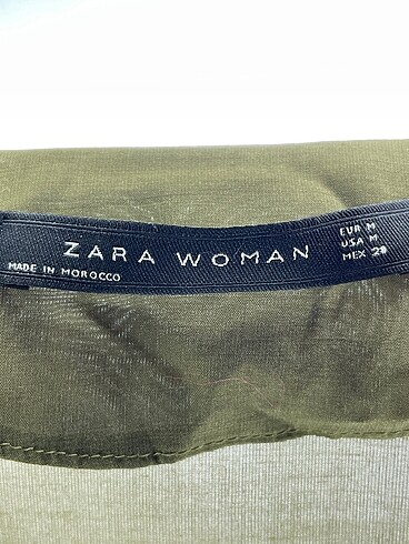 m Beden haki Renk Zara Bluz %70 İndirimli.
