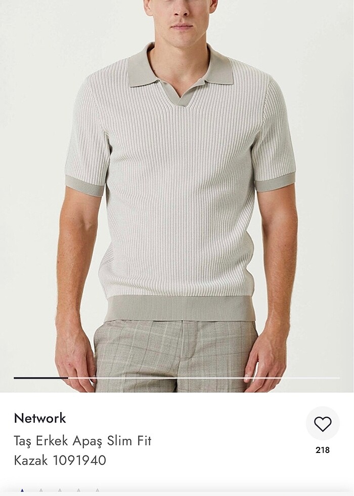 Network erkek triko tişört - Görsel 5