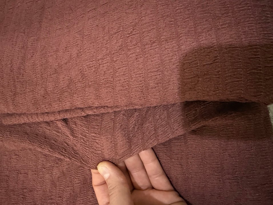 Kahverengi Kadın Örme kumaş - Görsel 5