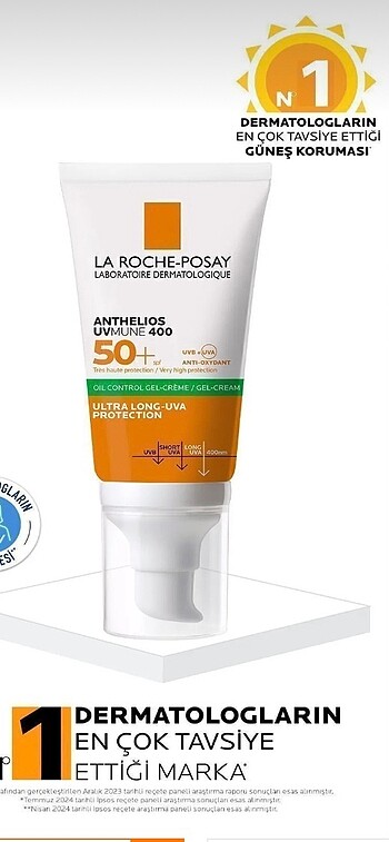 la roche posay yağlı ciltler icin güneş kremi