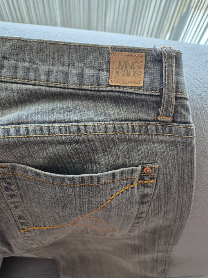 Gri Kadın Denim Kot Pantolon — görsel 3/5