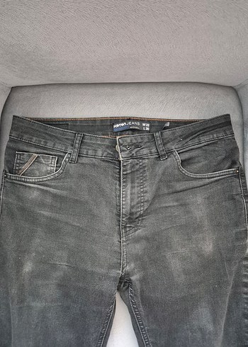 33 Beden Siyah Erkek Denim Jean Pantolon