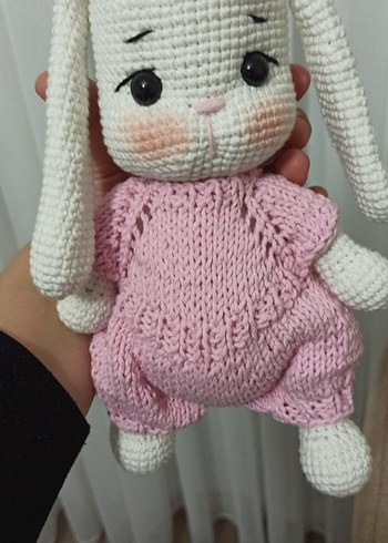 Beden Renk Pembe Triko Tavşan Peluş Oyuncak