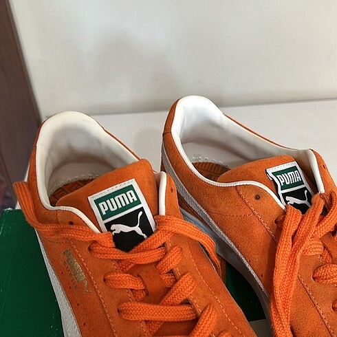 45 Beden turuncu Renk Puma Suede 45 Numara Turuncu