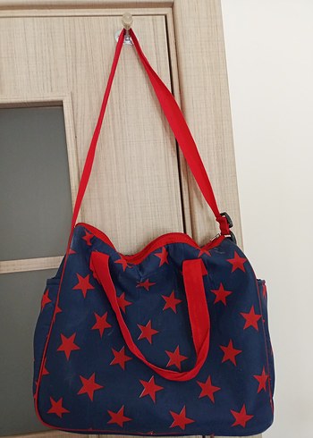 Renkli Yıldız Desenli Bebek Çantası - Görsel 2