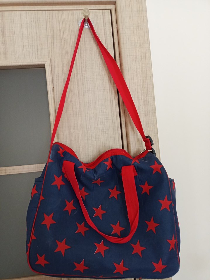 Renkli Yıldız Desenli Bebek Çantası - Görsel 2