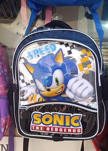 Renkli Sonic The Hedgehog Çocuk Sırt Çantası