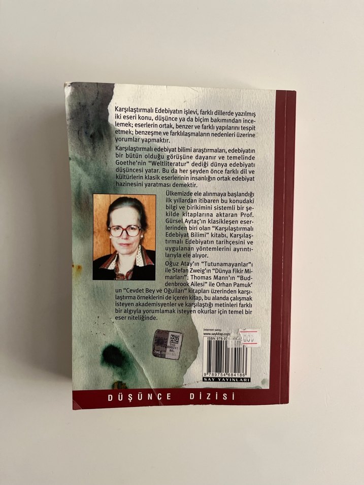 Karşılaştırmalı Edebiyat Bilimi - Gürsel Aytaç - Görsel 3