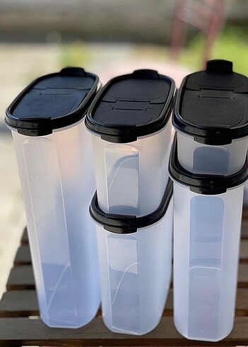 Tupperware oval set 5?li