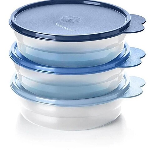 Tupperware 3?lü saklama kabı