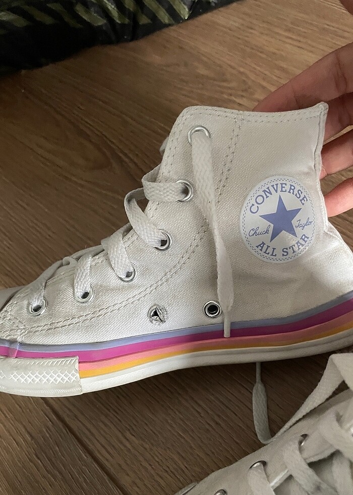 Kız çocuk converse - Görsel 4