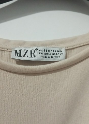 Kızlar için bol kesim baskılı bej tişört - Görsel 3