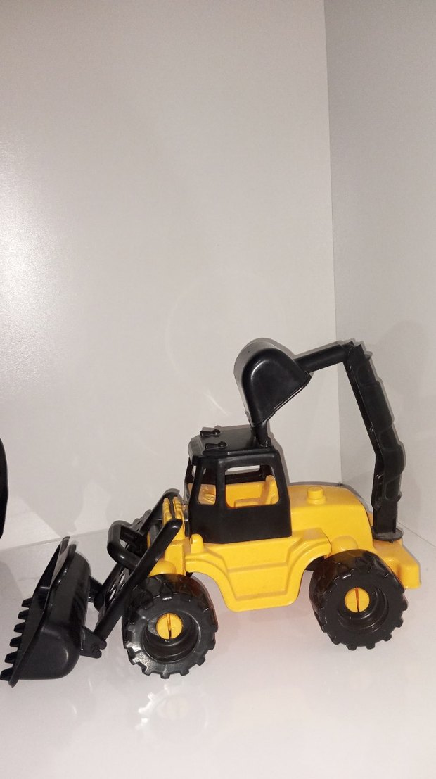 Sarı Siyah Renkli Oyuncak Kepçe - Görsel 3