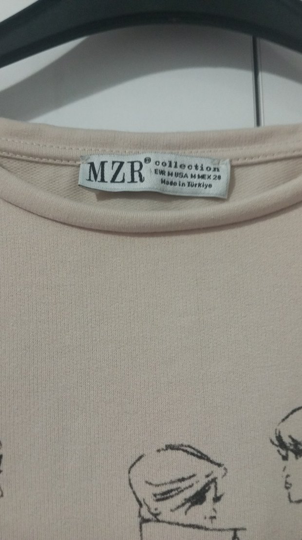 Bej Baskılı Kız Çocuk Tişörtü - Görsel 2