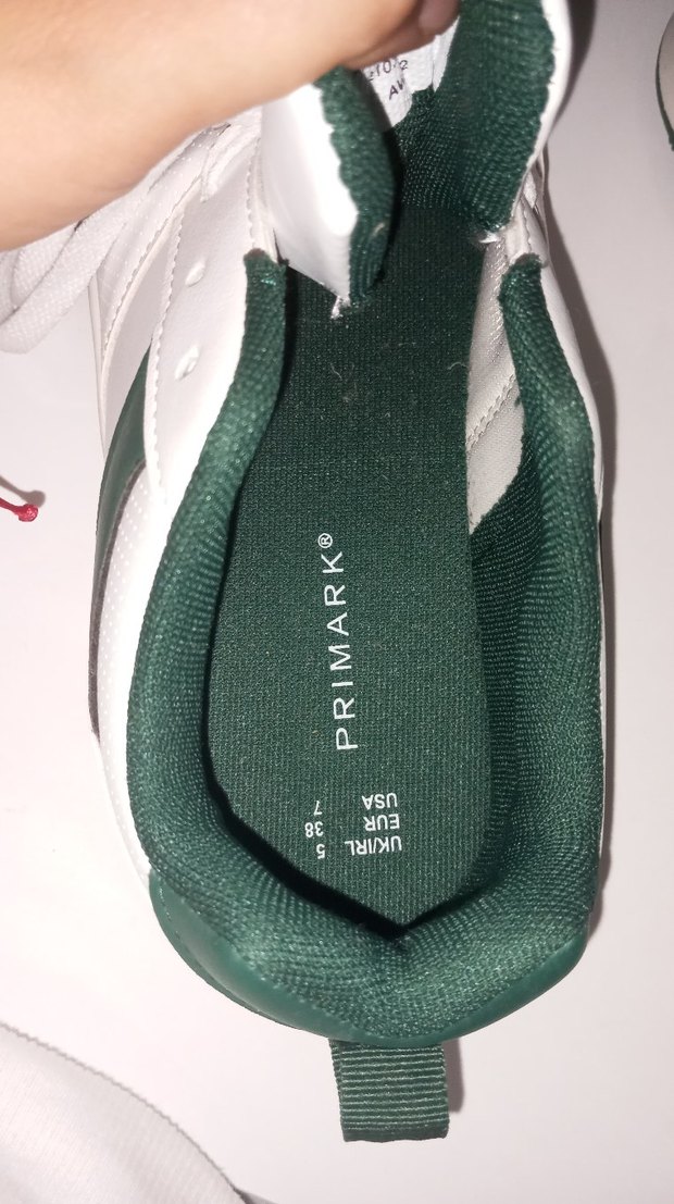 Beyaz Bağcıklı Kadın Sneaker - Görsel 4