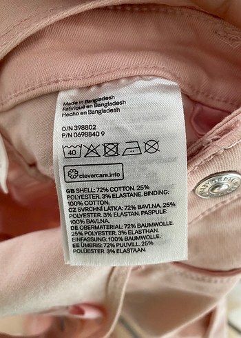 Kız Çocuk H&M Pembe Salopet - Görsel 6