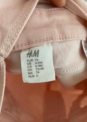 Kız Çocuk H&M Pembe Salopet - Görsel 4