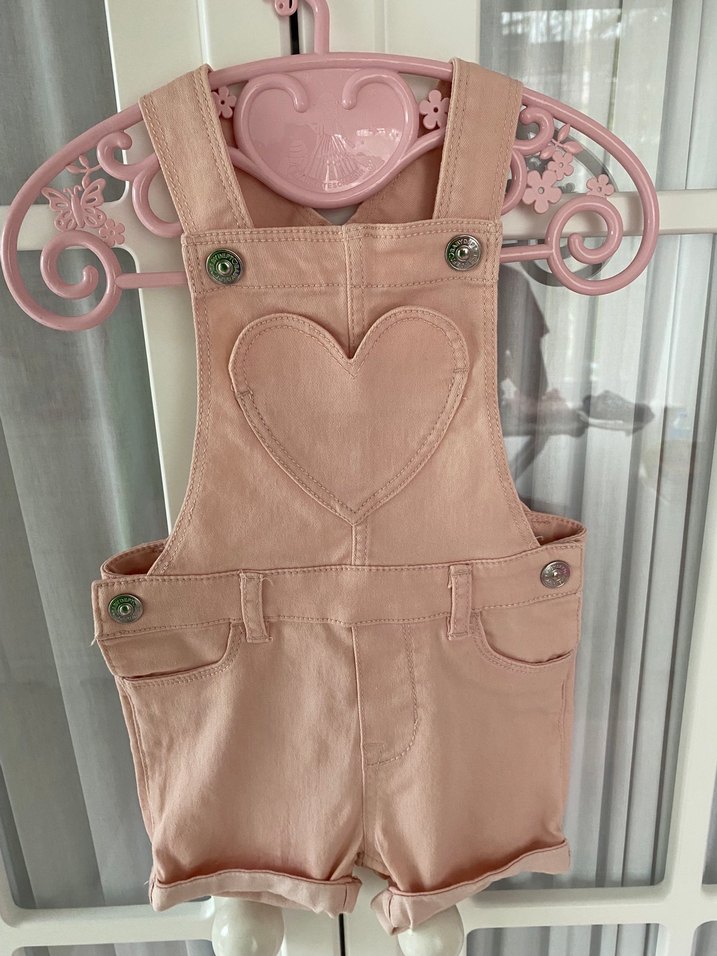 Kız Çocuk H&M Pembe Salopet - Görsel 3