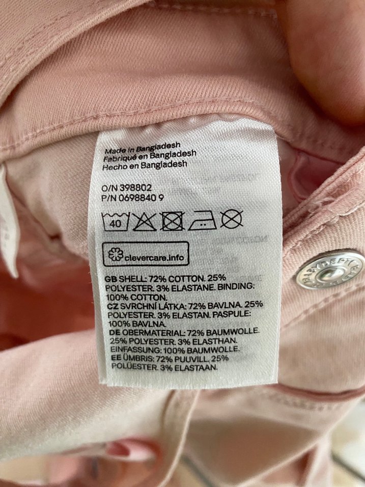 Kız Çocuk H&M Pembe Salopet - Görsel 5