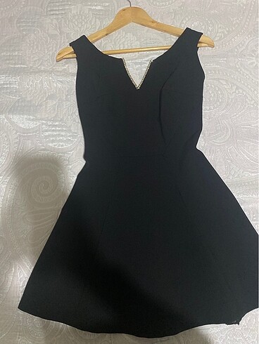 Herry Siyah Mini Elbise