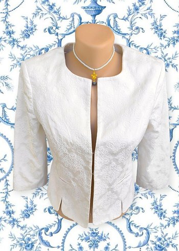 Victorian Kabartmalı Blazer/Ceket