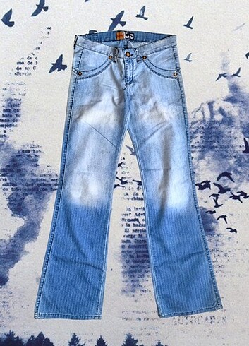 American Vintage Y2k Vintage 90s İspanyol Paça Jeans