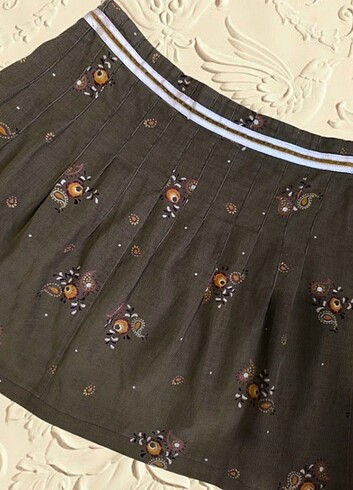 m Beden Vintage Kısa Etek