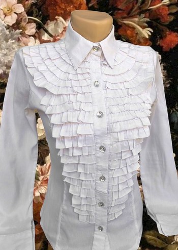American Vintage Victorian Fırfırlı Gömlek