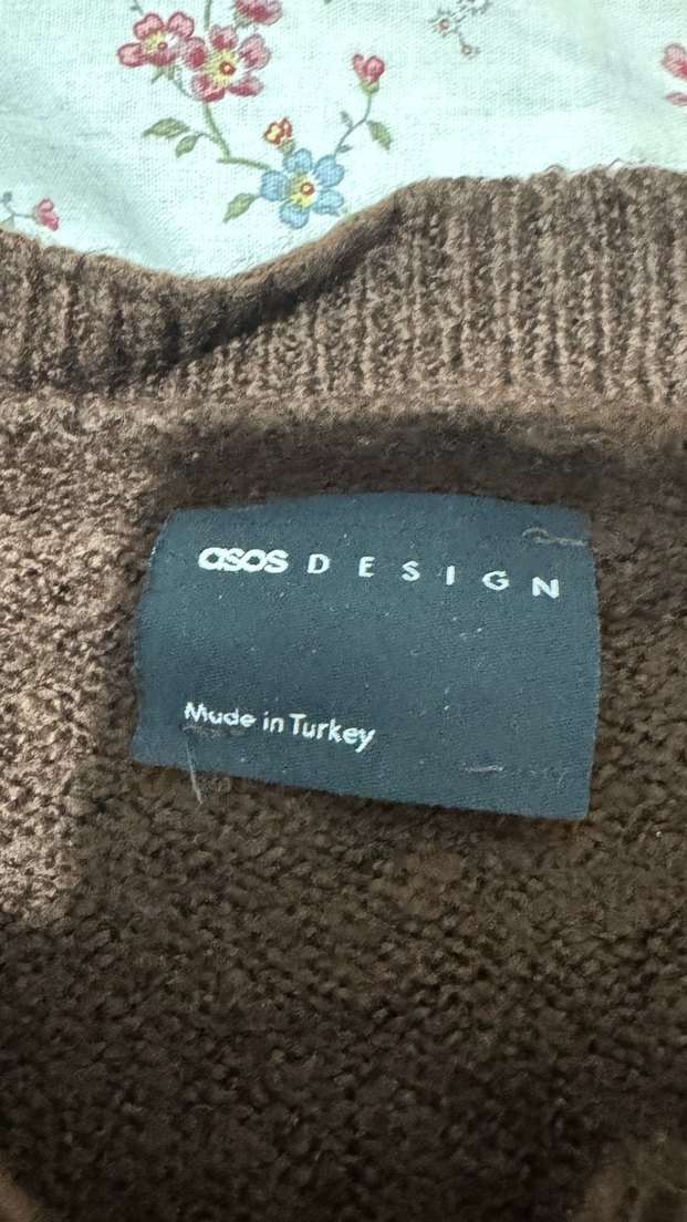 asos Kahverengi kazak - Görsel 3