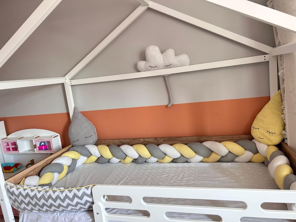 Diger Gri Çocuk Yatağı Çekmeceli - Görsel 5