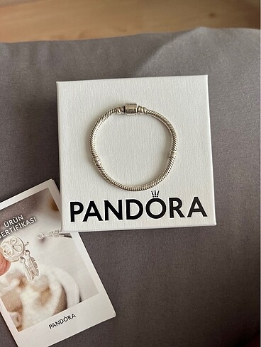 Pandora Silindir Klipsli Gümüş Bileklik