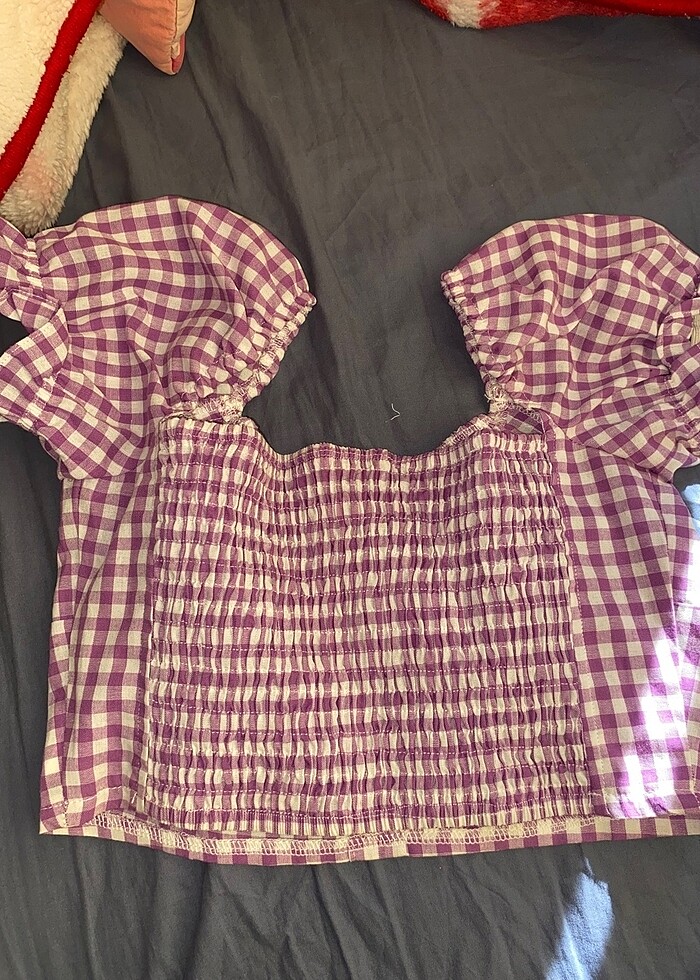 sevimli lolita kareli ust - Görsel 2