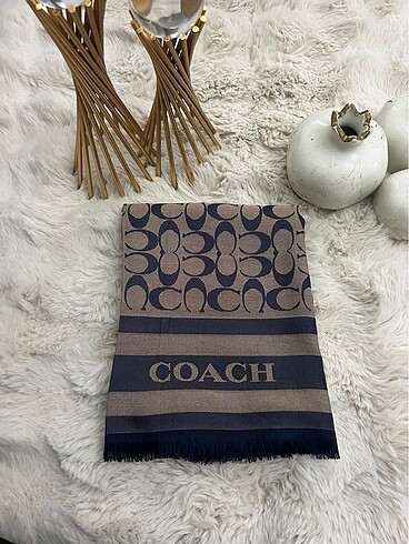 Coach şal kaşmir ipek